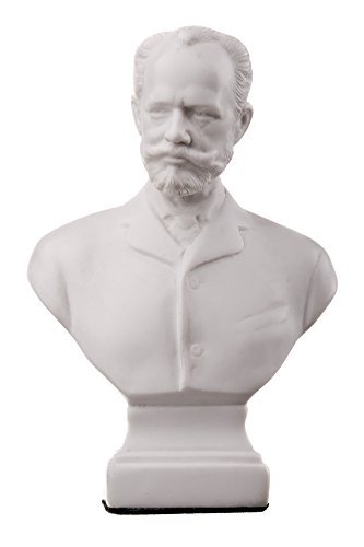 danila-souvenirs Russian Composer Pyotr Tchaikovsky Marble Bust Statue Sculpture 5.1