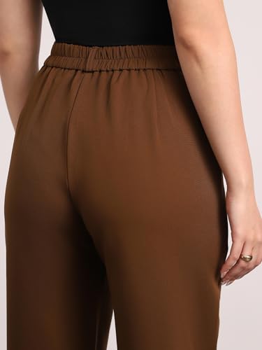 Image of Urbano Fashion Women's Loose Baggy Fit Solid Korean Pants Stretchable
