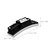 FOYTOKI 2pcs Wool Brake Pads for Fitness Bike Exercise Bike Brake Blocks Gym Pad Replacement Blocks