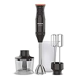 Taurus BAPI 1200 Rocket - Batidora de mano 1200W | Regulador de 20 velocidades ajustable | Función Turbo | Cuchillas de acero inoxidable | Doble batidor | Diseño ergonómico | Vaso medidor 500 ml