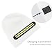 LED Beanie with Light – 230° Wide Beam USB Rechargeable Headlamp Beanie, Warm Winter Knitted Cap for Men & Women, Outdoor Gear & Gifts (White)