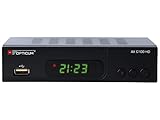 RED OPTICUM AX C100 HD Kabelreceiver I Digitaler Kabel-Receiver HD mit LED-Display - EPG - HDMI - USB - SCART - Coaxial Audio I Stromsparender Receiver für Kabelfernsehen I DVB-C Receiver schwarz