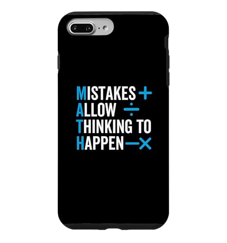 Mistakes allow Thinking to Happen �ʔ������w���t�̌��t �X�}�z�P�[�X iPhone 7 Plus/8 Plus �p