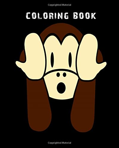 Coloring Book: hear no evil vector - 59 pages - 8 x 10 inches