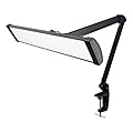 AZARPIXEL Ultra Bright 2300 Lumens Powerful Professional Eye Care LED Desk Lamp - Brightness Adjustable, Modern Task Light for Home, Beauty, Crafting, Office, Workbench (Daylight, Dimming, Black)
