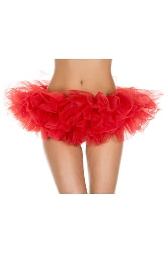 Tutu (Glow UV Reactive - Rave neon Glowing in The Dark) (RED)