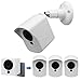 Wyze Cam Wall Mount Bracket,Full Protective Weather Proof 360 Degree Adjustable Outdoor Indoor Mount and Cover Case for Wyze Cam 1080p HD Camera (White 3 Pack)
