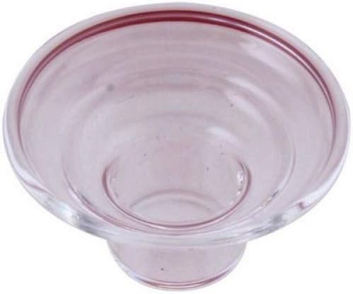 Art Judaica Glass Drip Cup Converter Candle Holder or Oil Cup