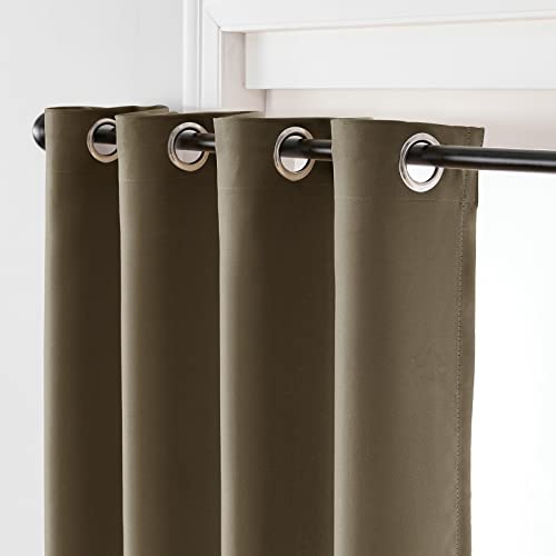 Rideaux occultants marron 2 pièces pour retrouver un sommeil réparateur - 5