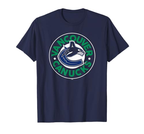 Vancouver Canucks Symbol Navy Blue Officially Licensed T-Shirt