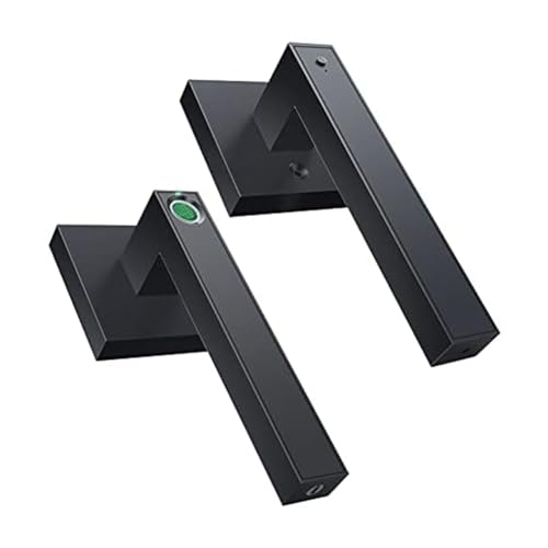 Pesfehhy Cerradura de Puerta con Huella Digital Cerradura de Puerta BioméTrica Manija Puerta Inteligente Cerradura de Puerta Cerradura de Puerta de Dormitorio Hotel AlmacéN Oficina F180B