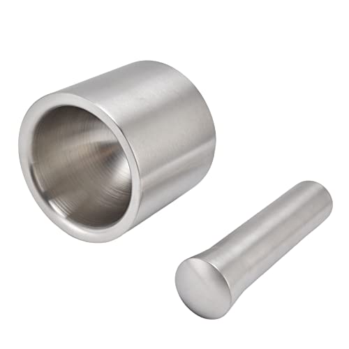 Mortero higiénico de acero inoxidable que no absorbe olores ni se agrieta 2