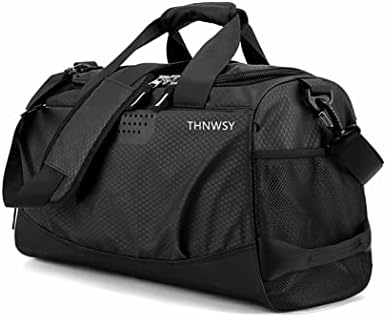 THNWSY Travel Duffel Bag Sports Gym Bag with Dry Wet Pocket & Shoes Compartment for Women and Men 1 THNWSY Travel Duffel Bag Sports Gym Bag with Dry Wet Pocket & Shoes Compartment for Women and Men