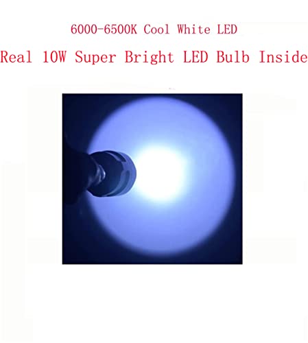 Skysted® Best C8 Single Mode True 10W L2 Led 1300Lm Tactical Ultra Bright Portable Flashlight #TOP2