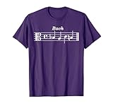 B-A-C-H Johann Sebastian Bach Motif As Music Notes Alto Clef T-Shirt