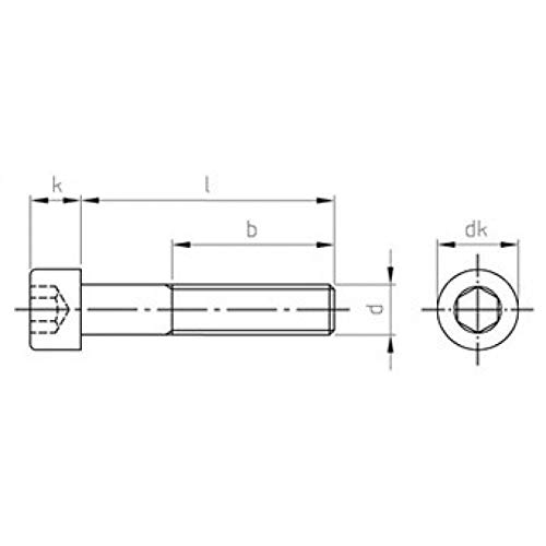 Zylinderschrauben DIN 912 A4 M 2X25 (VPE 500 Stk)