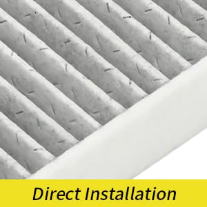 Filtro de habitáculo para Tesla Model Y 2020-2023 con purificación de aire avanzada (2 piezas) 4