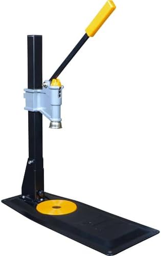 Anvil Bench Bottle Capper, One Hand Operation, Heavy Gauge Construction, Metal Capping Head, Adjustable up to 14 Inches, Folding Mast