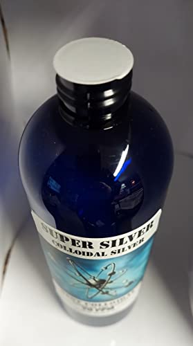 Nano Silver- Four 17 Oz Colloidal Silver Bottles - Liquid 68 Oz 20 Ppm - Colloidal Silver Mineral Supplement #TOP2