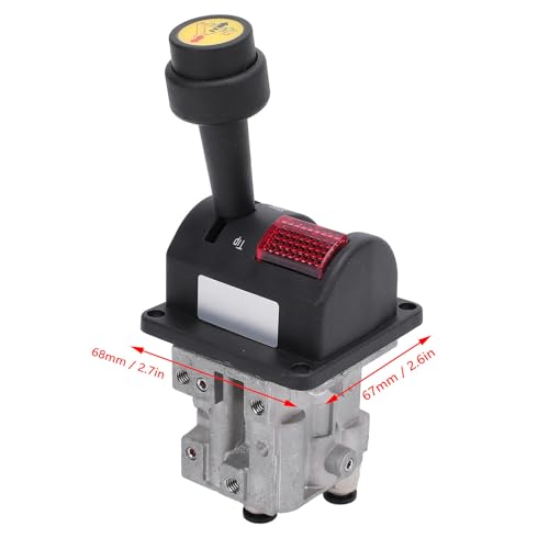 OVAQUIXI Steuerventil für Muldenkipper, Luftbetriebenes Aluminium-Proportionalventil mit 3 Arbeitspositionen für Hydraulische Systeme von Muldenkippern