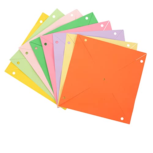 HONMEET 1set DIY Pinwheels for Creative Hand Windmills Mixed Color Garden Lightweight Easy to Assemble for Kindergarten Crafts and Outdoor Fun 8pcs