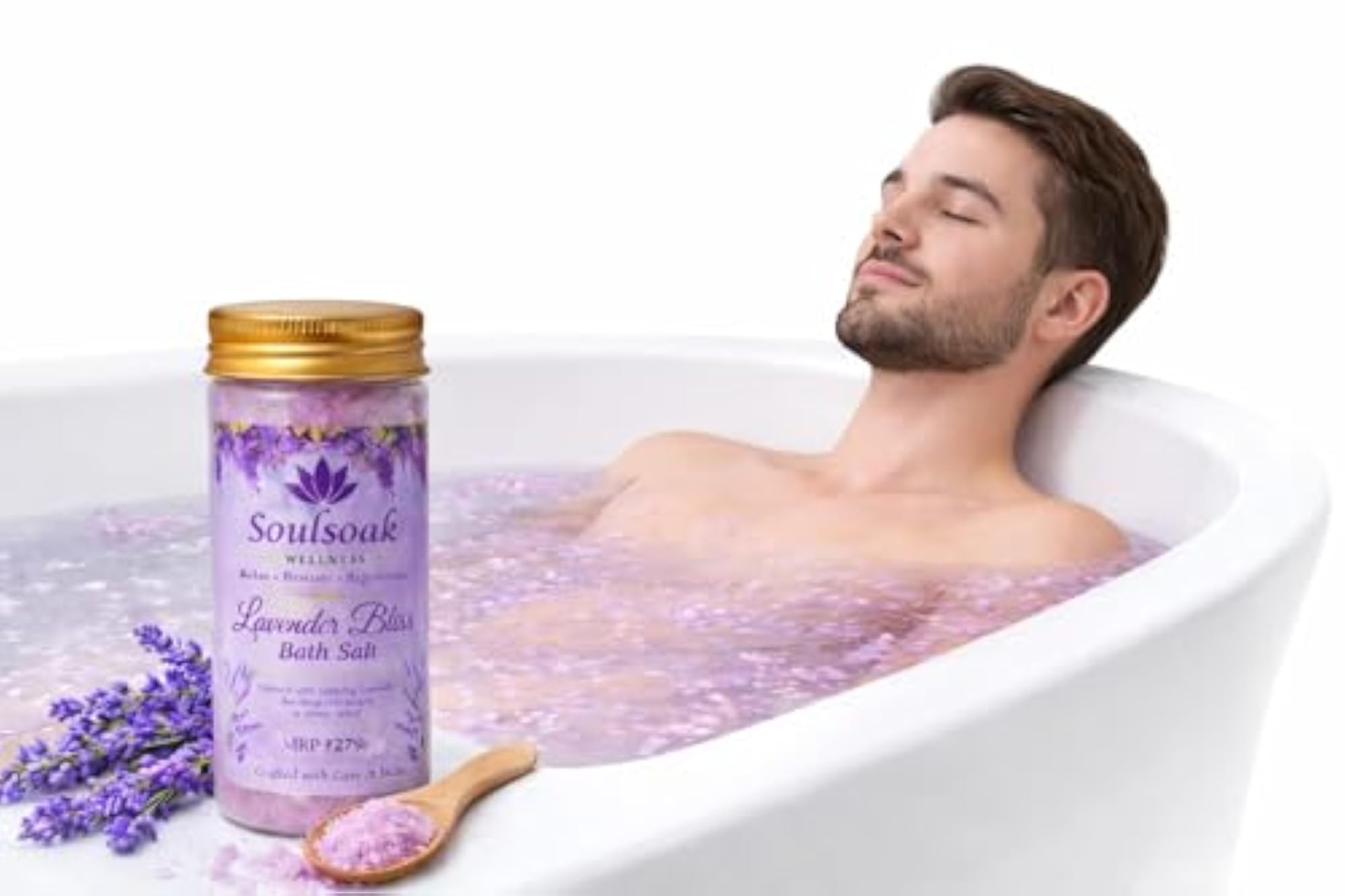 Lavender Bliss Bath Salt 200g | Bath Soak