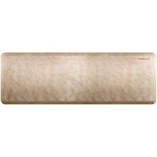 WellnessMats Estates Linen Midnight Blue Polyurethane 6 x 2 Feet Anti-Fatigue Mat