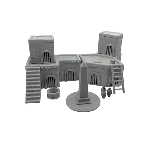 Terrain architectural pour figurines 28-32mm bâtiment du désert impression 3D