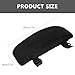 Ipetboom Supple Office Chair Armrest Pads with Non-Slip Bottom Comfortable Elbow Cushion for Desk and Gaming Chairs Classic Black Soft Arm Rest Enhancers for Home and Office Use