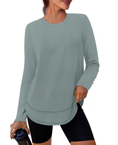 Image of XIEERDUO Women's Workout Tops Long Sleeve Shirts Sun Protection UPF 50+ Quick Dry Shirts for Hiking Running S-3XL