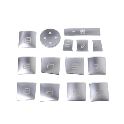 �Ԃ̃{�^���I�[�o�[���C Compatible With For A For GLA Class 2013-2018 �ԑ��K���X���t�g�{�^���J�o�[ �X�C�b�`�t���[���g���� �����ԃA�N�Z�T���[(A)