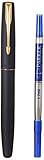 parker rollerball mine grün  Parker Frontier Matte Black Gt Roller Ball Pen by Parker