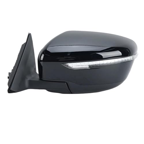 Rétroviseur gauche rouge pour Nissan X-Trail T32 2014-2021 miroir chauffant 7 broches