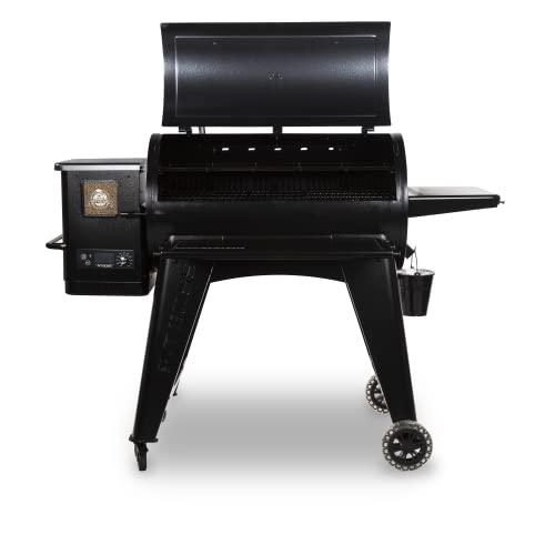Pelletgrill Pit Boss Navigator 1150 in Schwarz aus Stahl – 162 x 94 x 119 cm