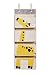 3 Sprouts Hanging Wall Organizer- Storage for Nursery and Changing Tables, Giraffe