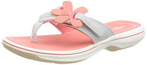 Tongs Fille Clarks Brinkleyarlak : nu-pieds d'été pour enfants légers et souples