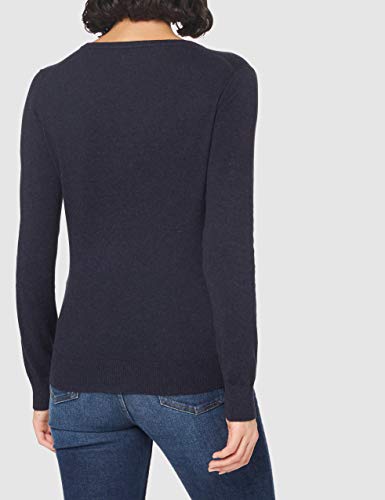 FIND Cotton V, Felpa Donna, Blu (Navy B8895)