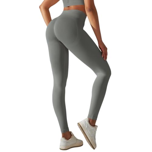 Kreeqe Smooth Stretch Activewear Outfit Comfortable Support for Yoga Running Fitness Movement Freedom All Day Wear(Darkgray-Pants,S)