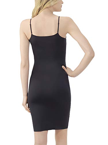 Brilliance By Vanity Fair Women's Invisible Edge Smoothing Full Slip 10345, Midnight Black, 2X-Large #TOP1
