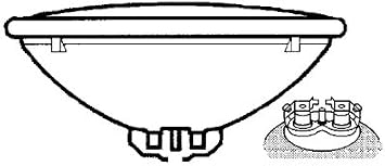 Jabsco Sealed Beam Blub, 12V, 7" 67262-0000, Sealed Beam Blub, 12V, 7",