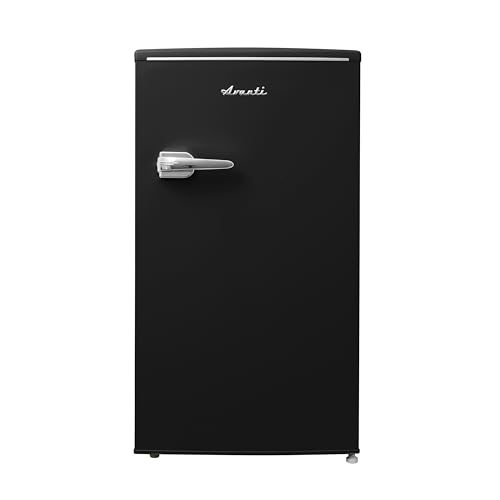 Image of Avanti Retro Mini Fridge Compact Refrigerator, 3.0 cu. ft., Black