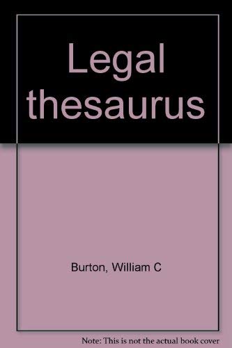 Legal thesaurus