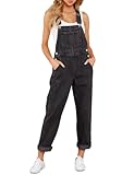 Vetinee Black Jumpsuits for Women Uk Overalls Women Iconic Black Size Medium Fits UK Size 12 - UK Size 14