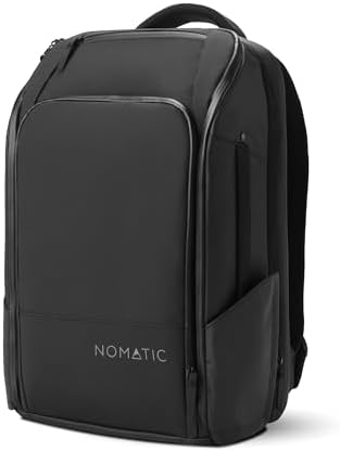 NOMATIC Travel Pack- Black Water Resistant Anti-Theft 30L Flight Approved Carry on Laptop Bag Computer Backpack