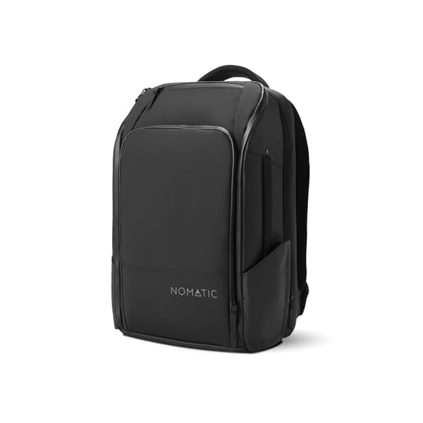 NOMATIC 20L Travel Pack - Mens Travel Backpack - Expandable to 30L - Water Resistant Daypack - TSA-Ready - Lightweight Business Traveling Backpack for Men - 16" Laptop Compartment