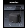 Soundcore Nebula Portable Carry Bag for P1&P1i Projector, Compact and Lightweight Travel Case with Adjustable Storage, Shoulder Strap, and Durable Waterproof Polyester Fabric