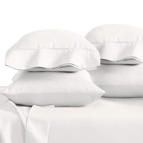 Image of Bare Home Pillowcases Open End (Standard 4 Pack, Antique White)
