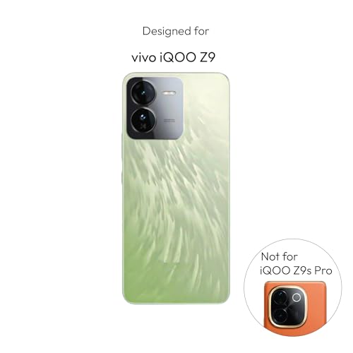 Image of KAPAVER Hybrid Back Cover Case Compatible with iQOO Z9 5G (PC+TPU) (Black)