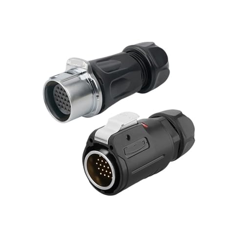 Conector macho y hembra tipo Docking LP24 impermeable