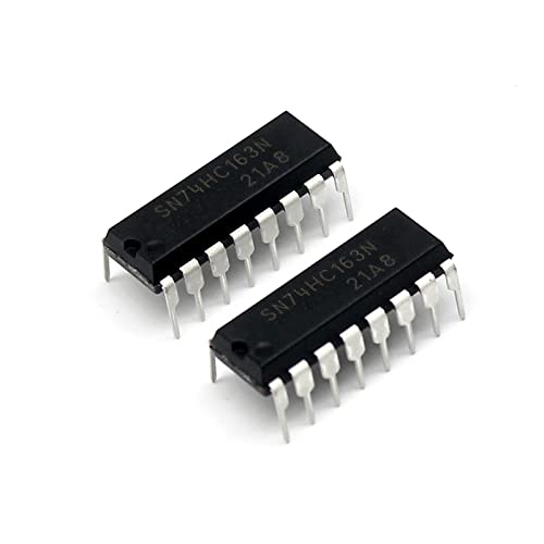 Circuit intégré 74HC163 compteur synchrone 4 bits DIP-16, IC logique programmable de précision